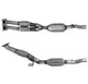 Zwei Katalysatoren für Kfz-Teile VW Jetta 1.6i DPF 1K0254511LX CCSA Motoren