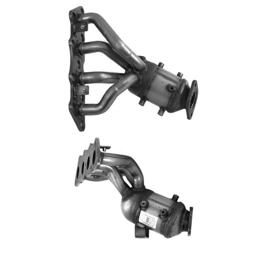 Zwei Katalysatoren mit Abgaskrümmern für Kia Venga G4FA Motor CVVT 16v