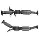 Zwei Katalysatoren für Volvo V70 Dieselpartikelfilter DPF B 5244 S2, B 5244 S